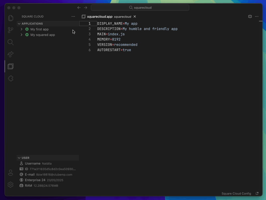 Status and Logs